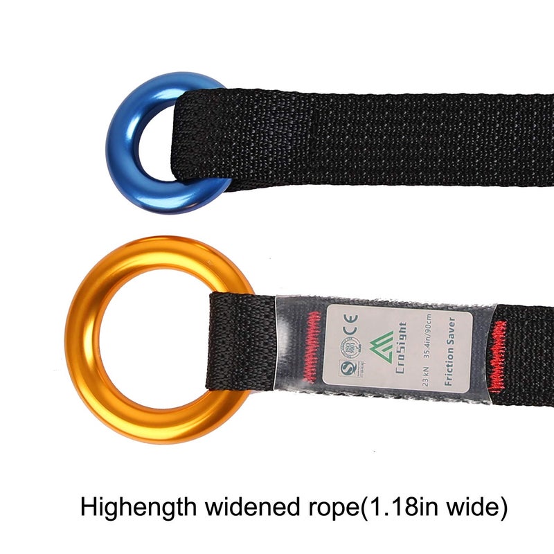 CroSight Arborist Friction Saver Tree Climbing Cambium Saver - Retrievable Anchor Loop Belt Sling CE Certified 23KN 47.2 inch/35.4 inch (35.4) - Image 5